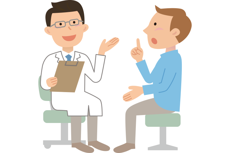 診察のイメージイラスト
